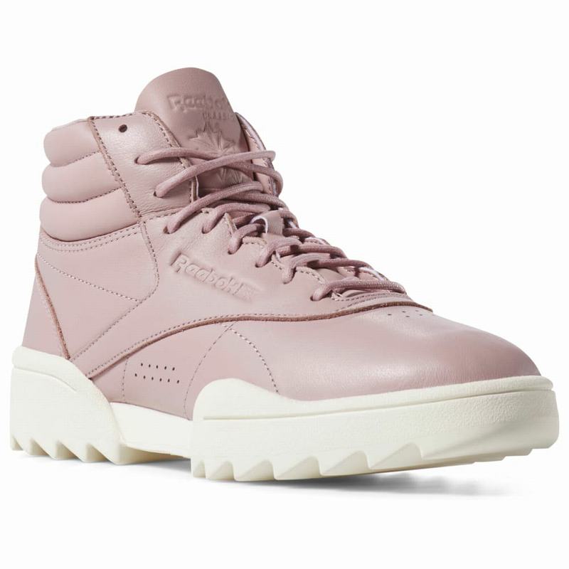 Reebok Freestyle Hi Nova Tenisky Damske - Ruzove/Biele KN9964GK